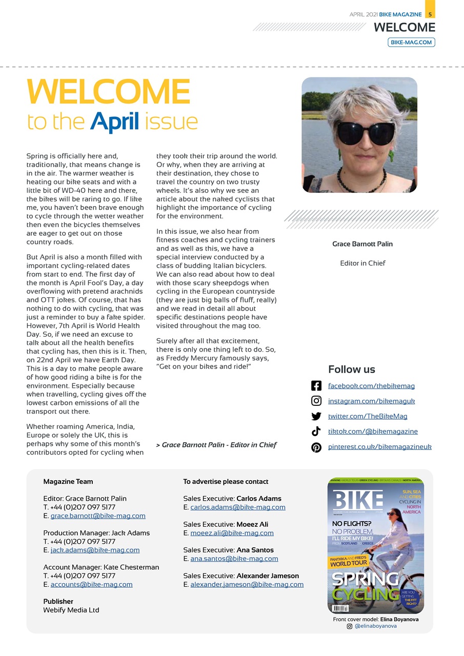 BIKE Magazine Preview Pages