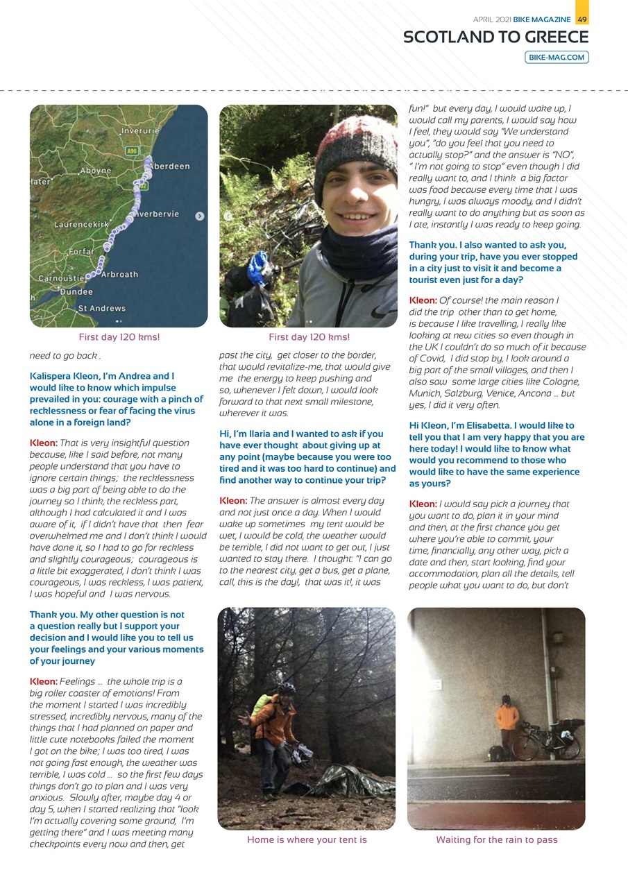 BIKE Magazine Preview Pages
