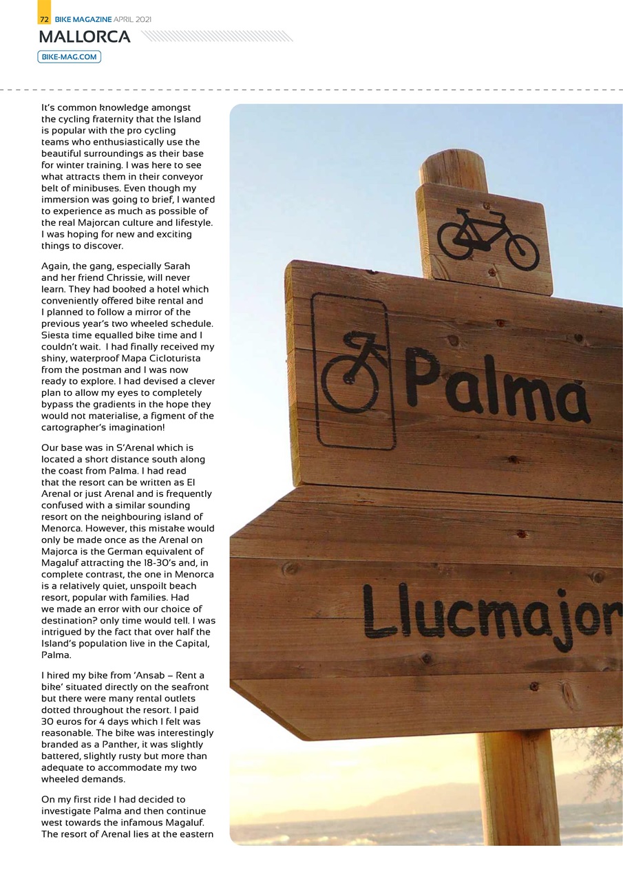 BIKE Magazine Preview Pages