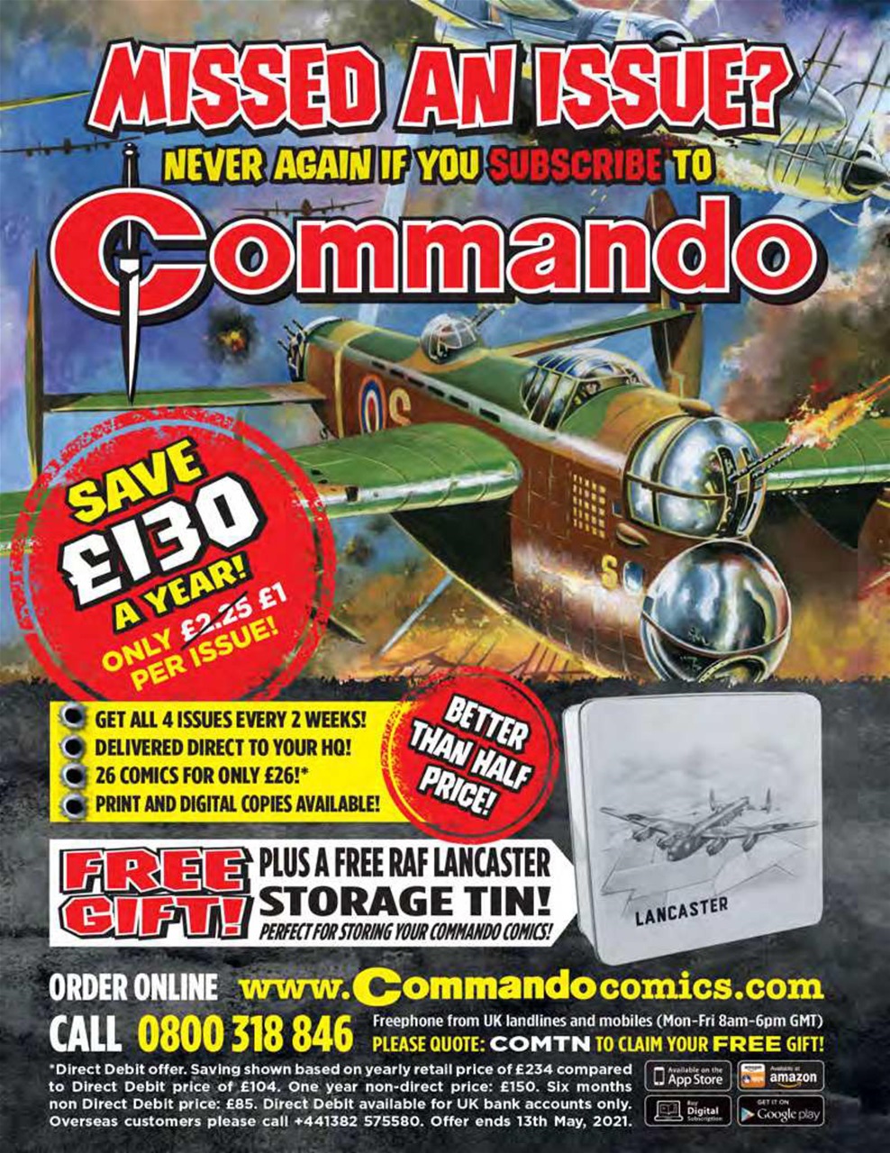 Commando Preview Pages