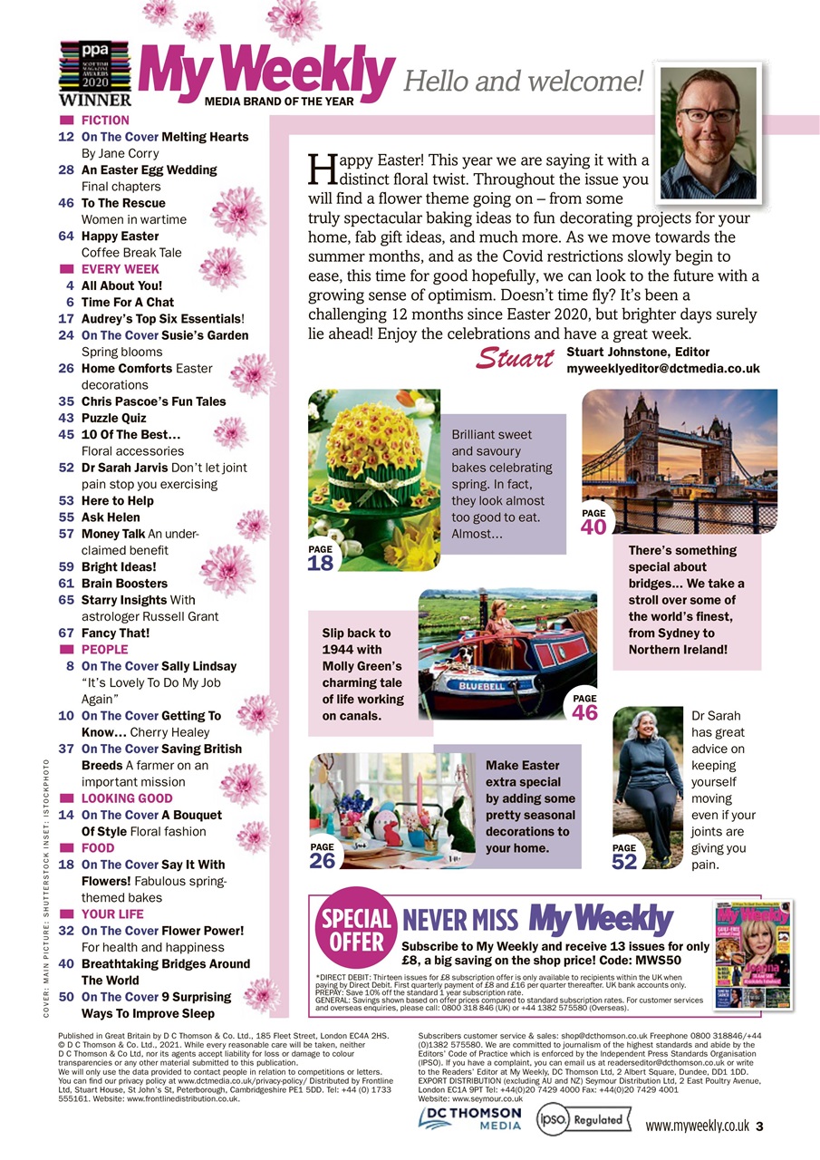 My Weekly Preview Pages