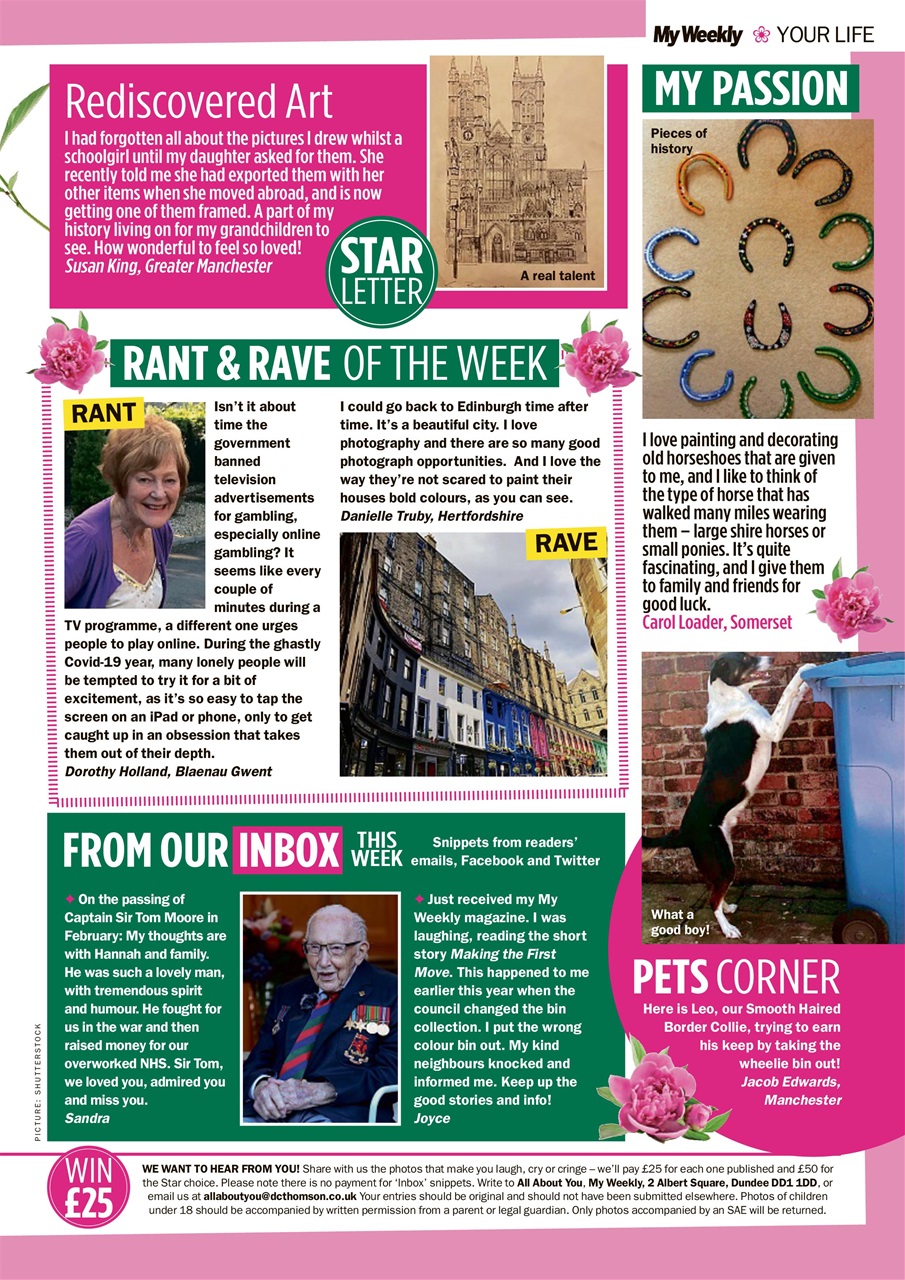 My Weekly Preview Pages