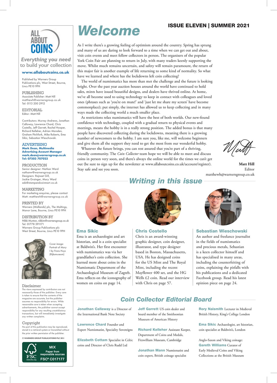 Coin Collector Preview Pages