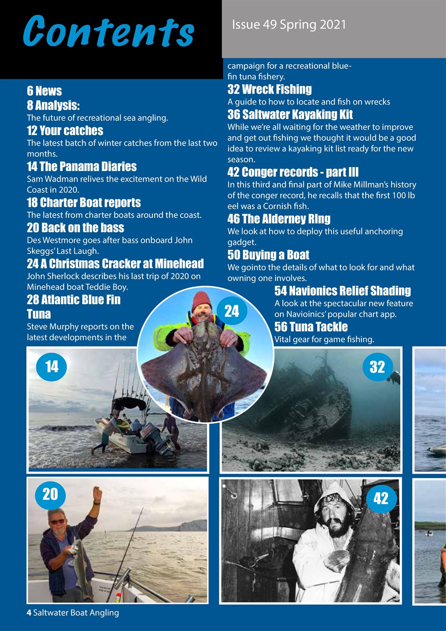 Saltwater Boat Angling Preview Pages