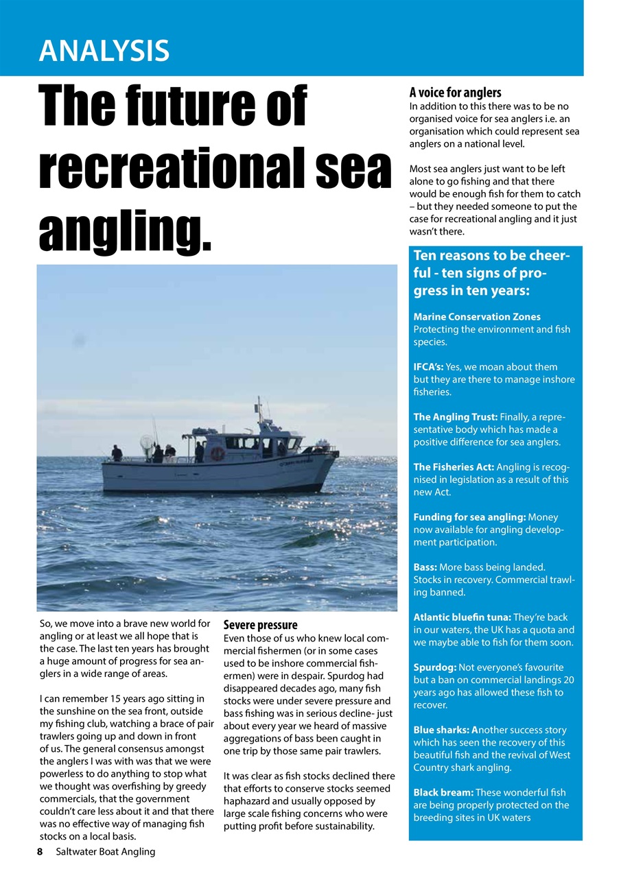 Saltwater Boat Angling Preview Pages