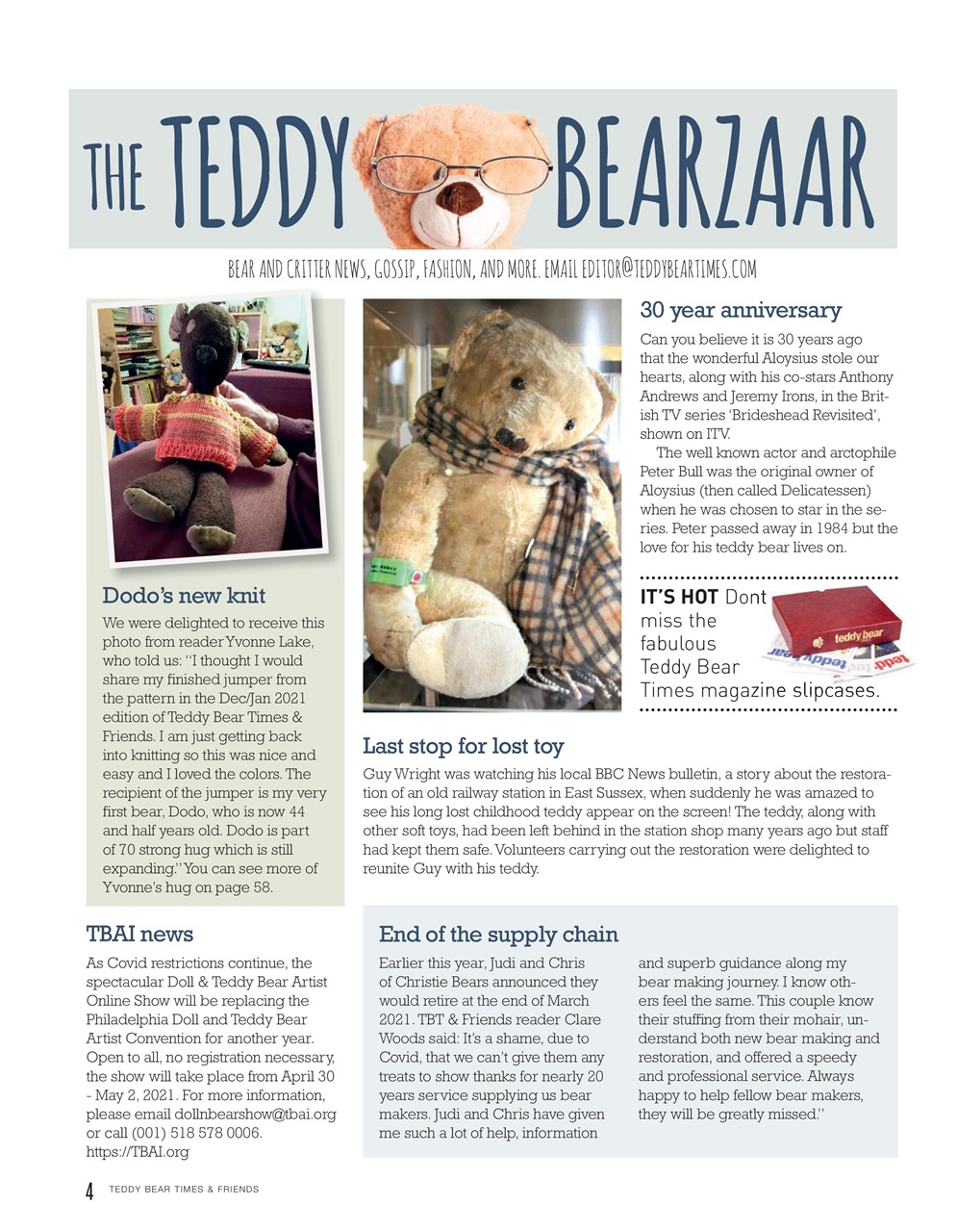 Teddy Bear Times Preview Pages