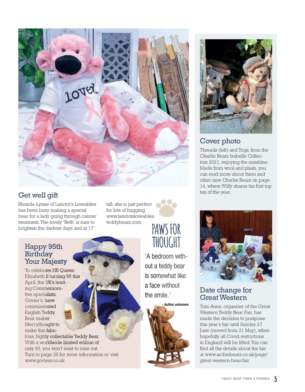 Teddy Bear Times Preview Pages