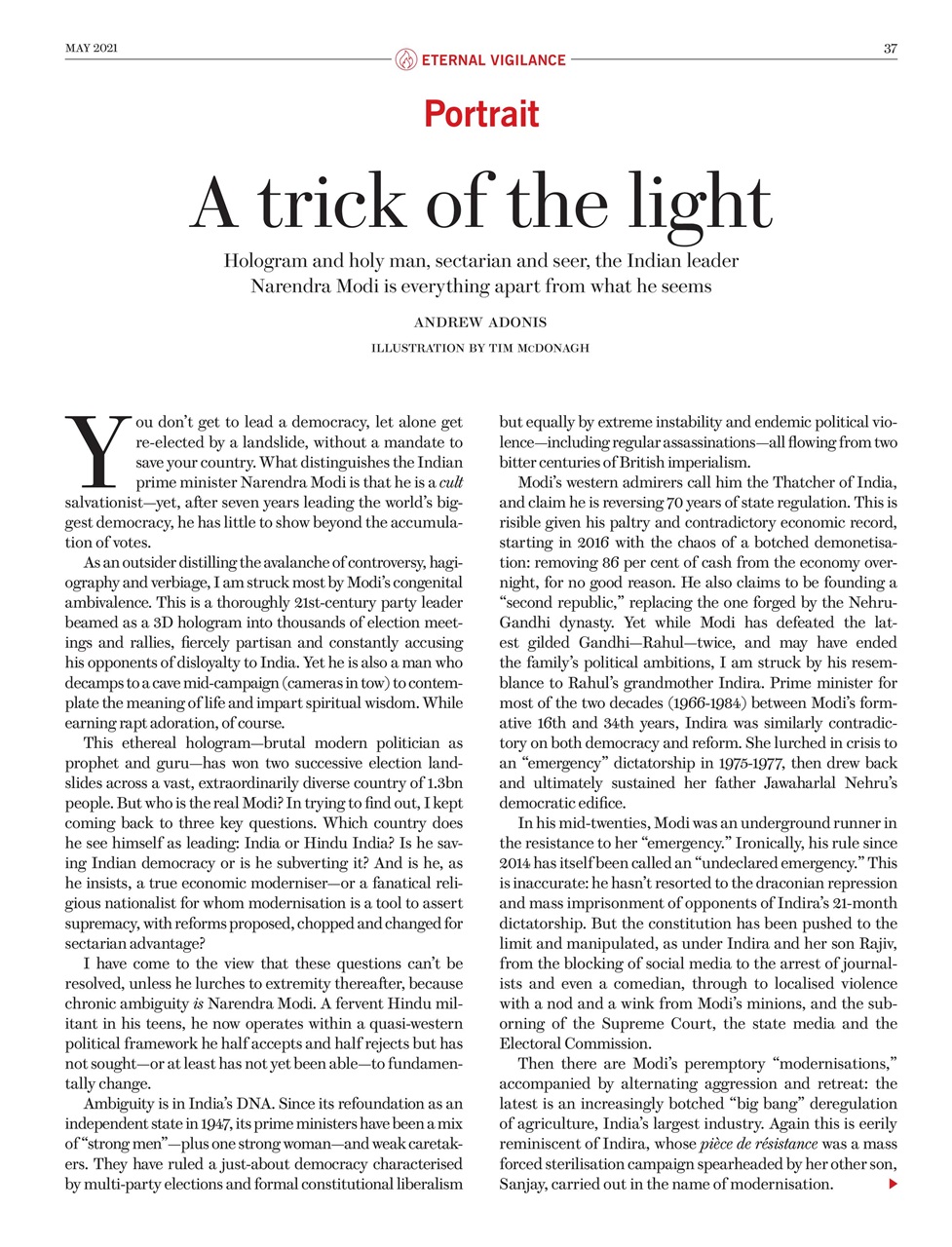 Prospect Magazine Preview Pages