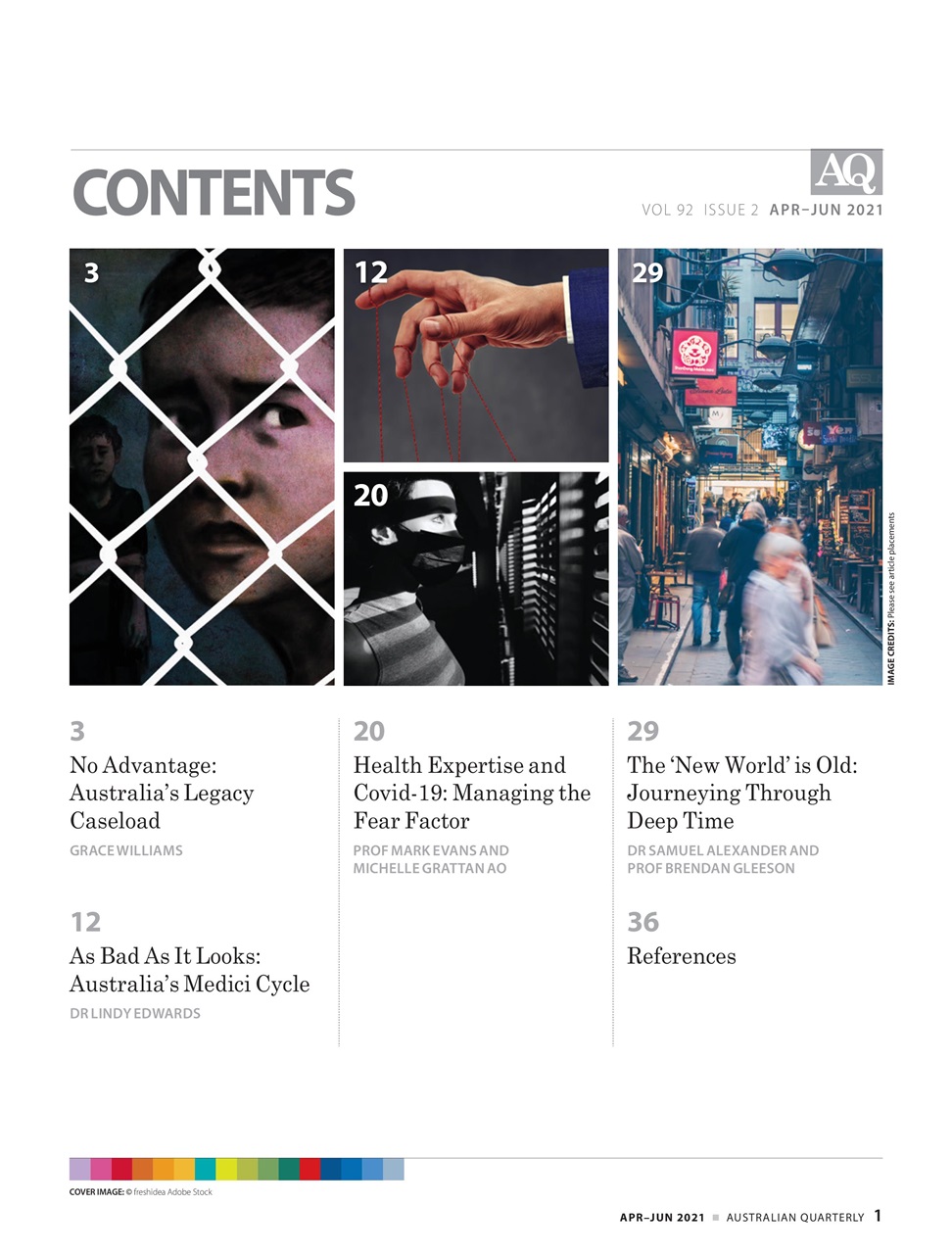 AQ: Australian Quarterly Preview Pages