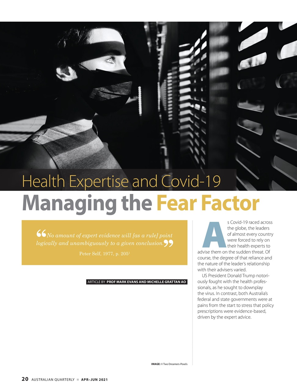 AQ: Australian Quarterly Preview Pages