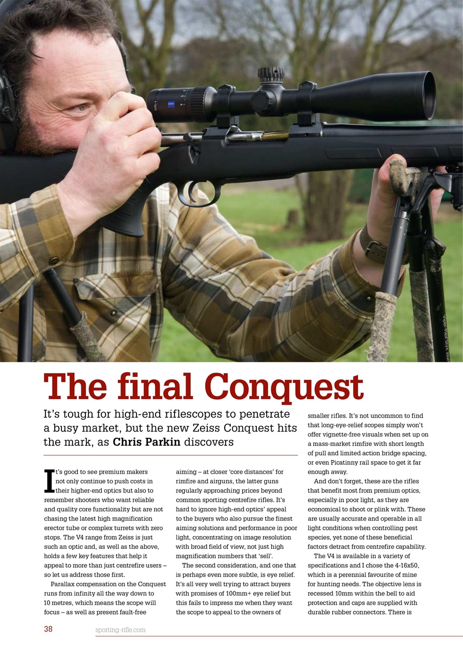 Sporting Rifle Preview Pages