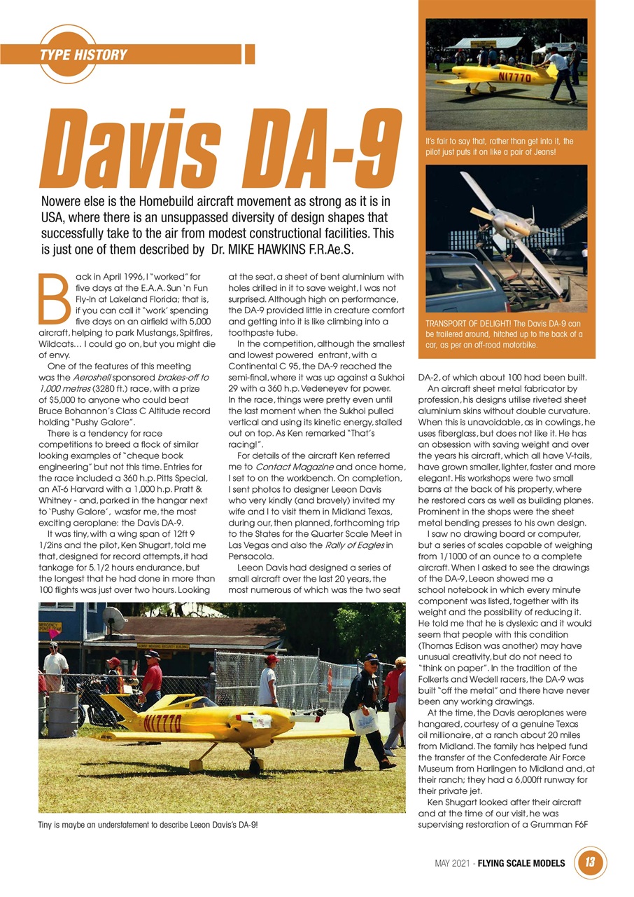 Flying Scale Models Preview Pages