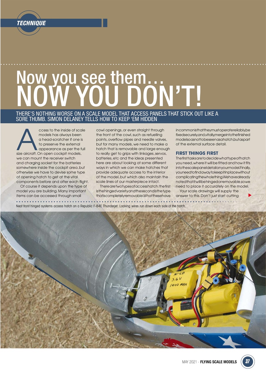 Radio Control Model Flyer Preview Pages