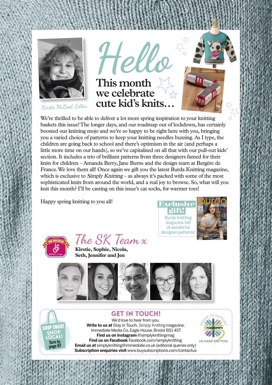 Simply Knitting Preview Pages