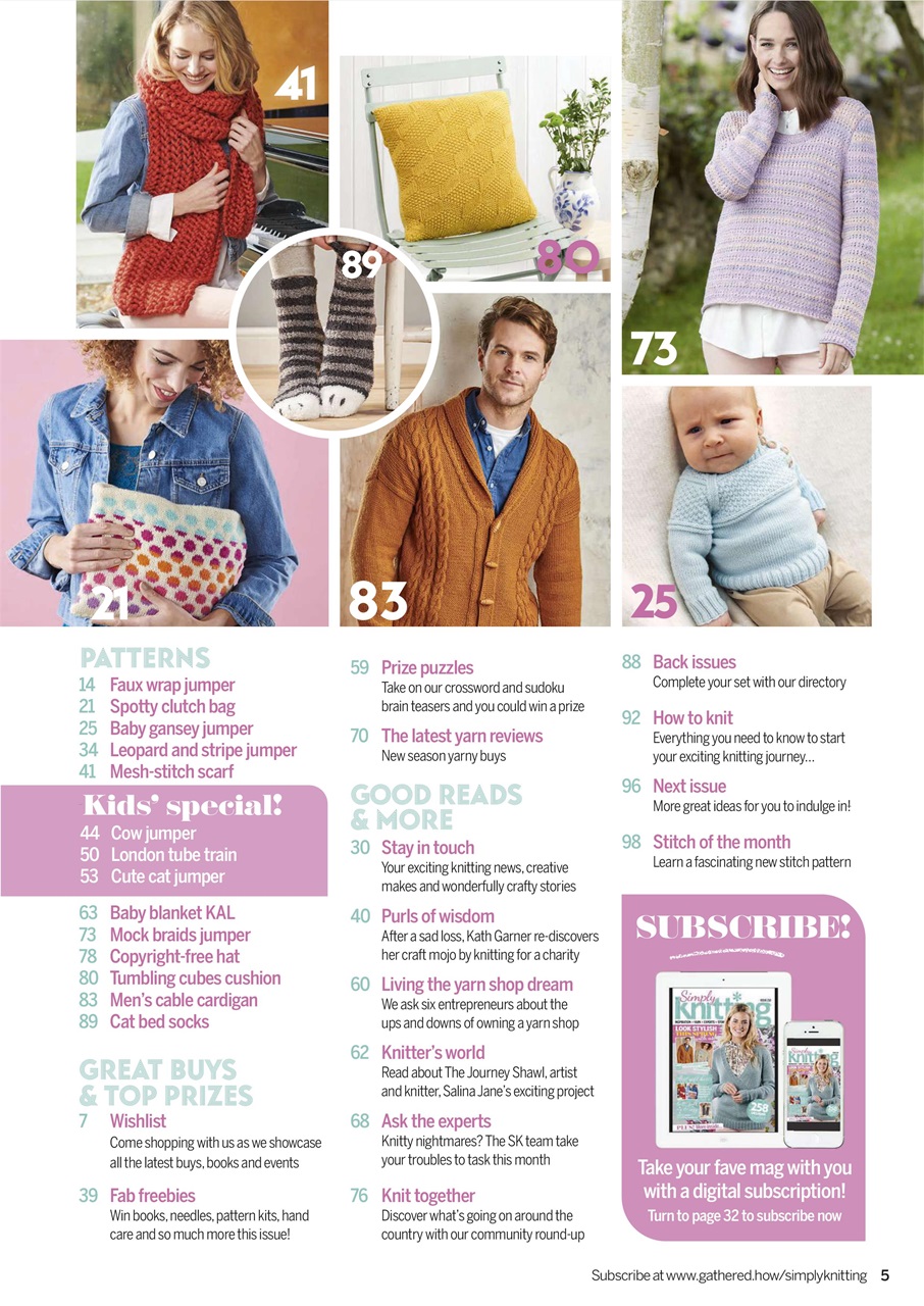 Simply Knitting Preview Pages