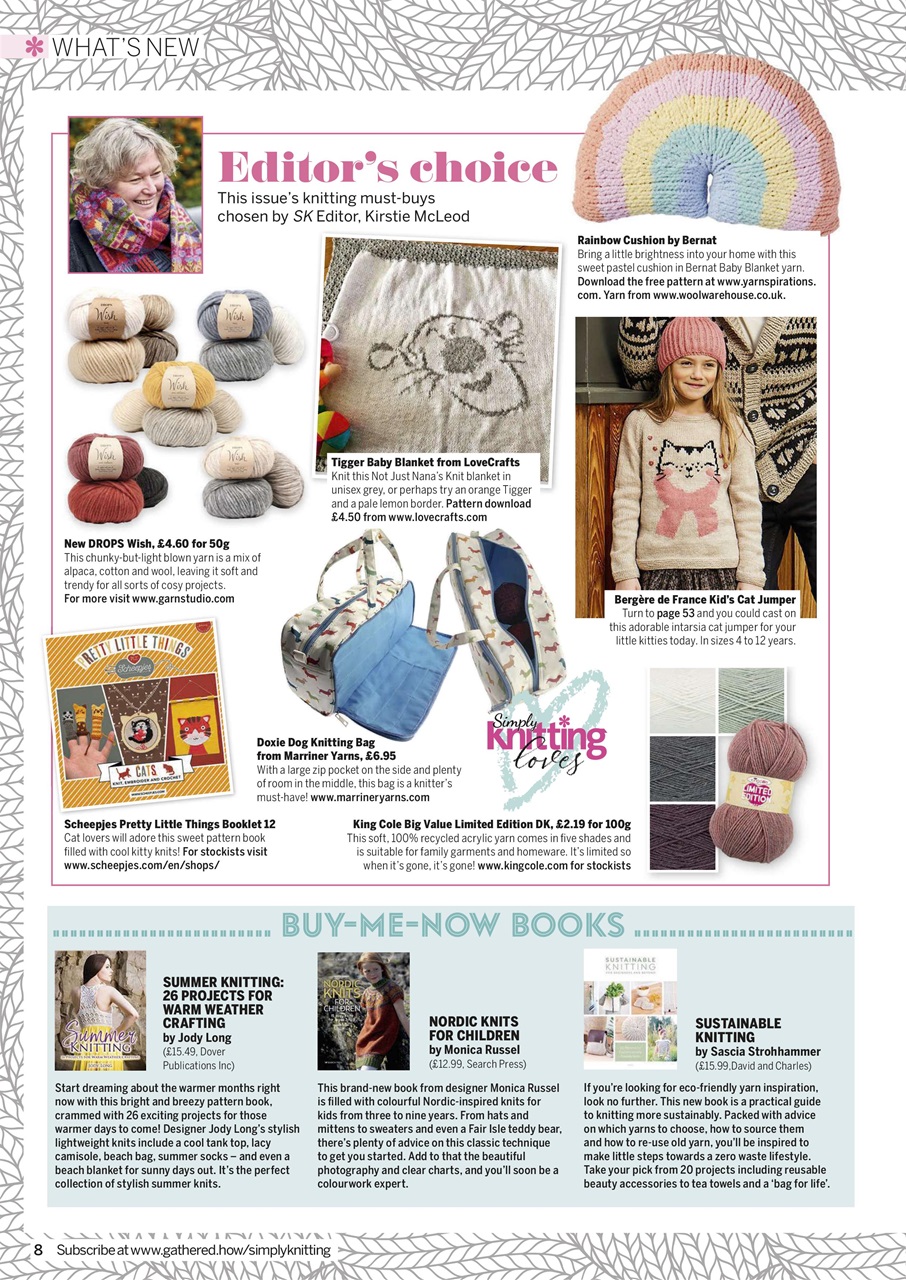 Simply Knitting Preview Pages