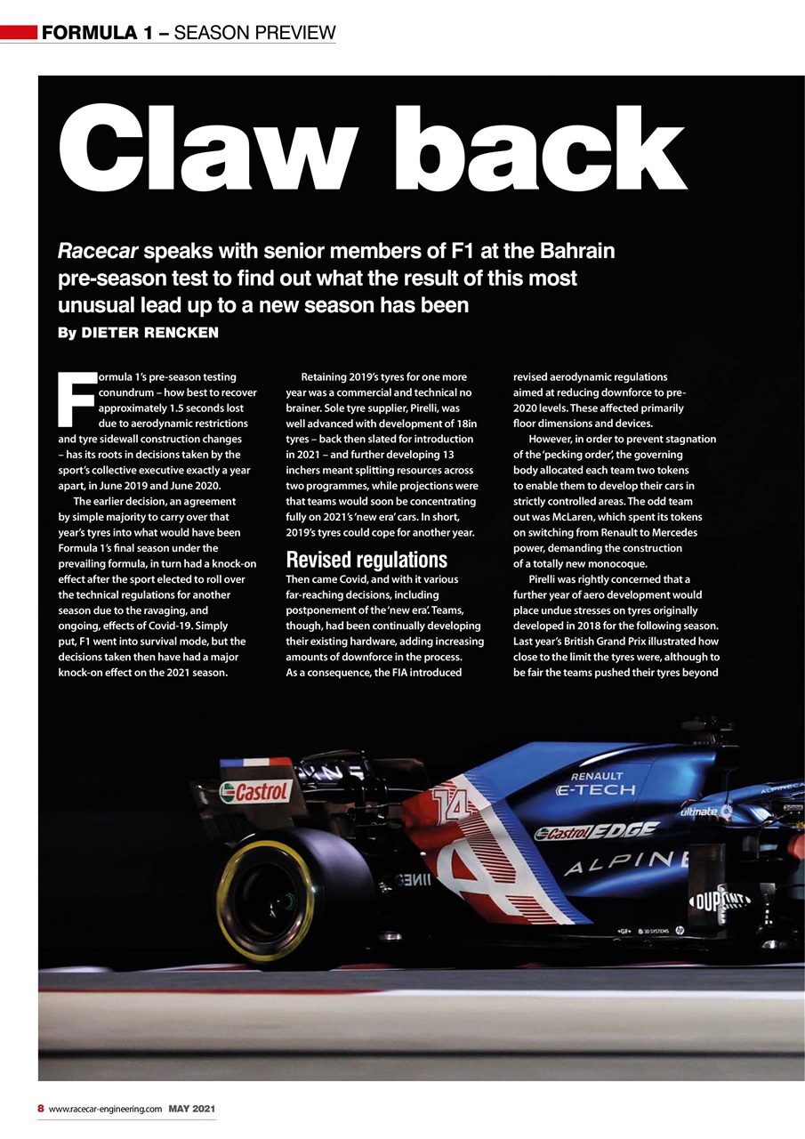 Racecar Engineering Preview Pages