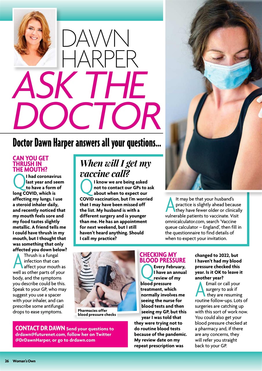 Woman's Own Preview Pages