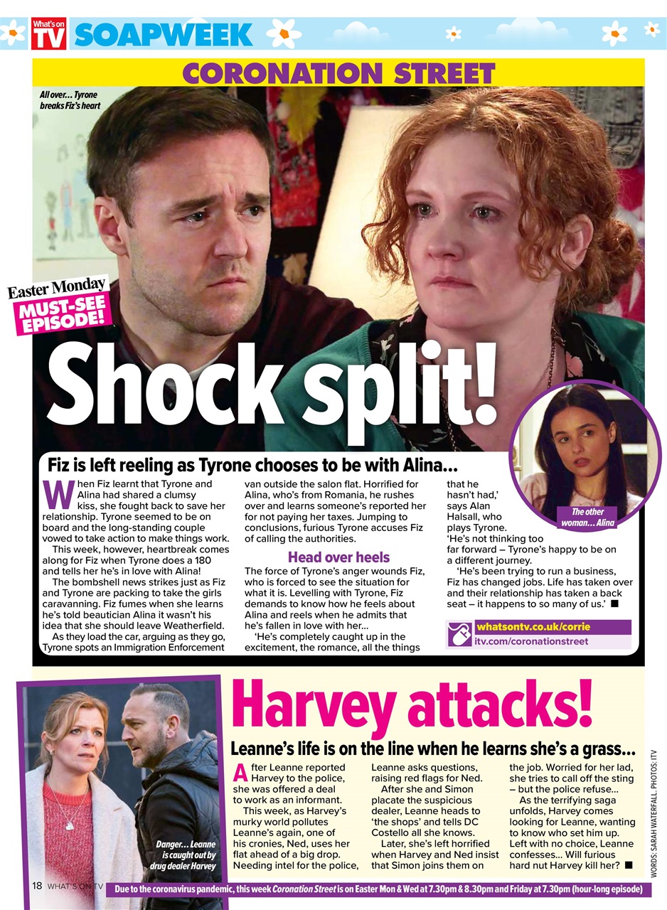 What's on TV Preview Pages