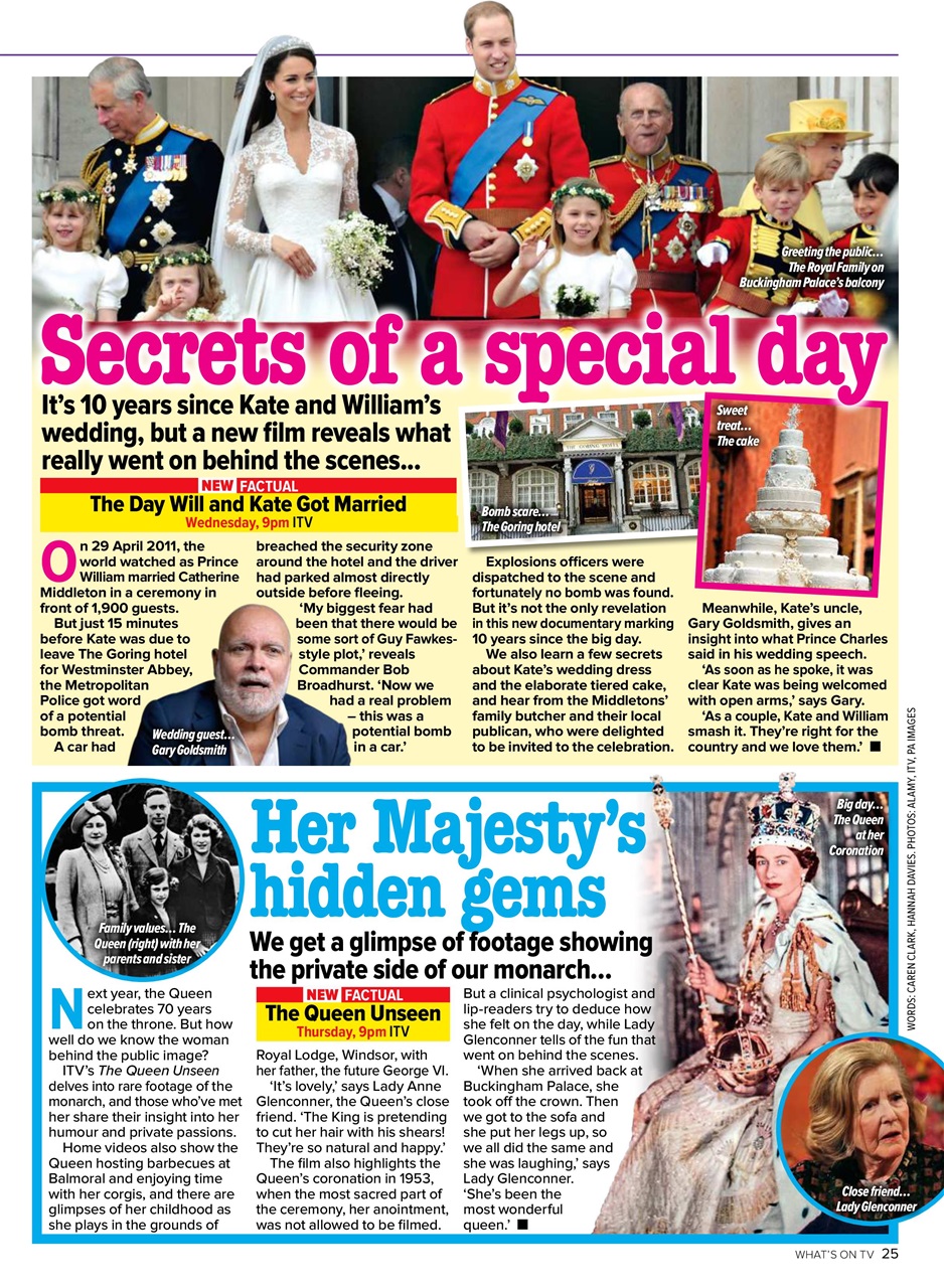 What's on TV Preview Pages