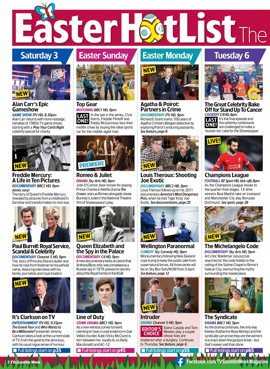 TV & Satellite Week Preview Pages