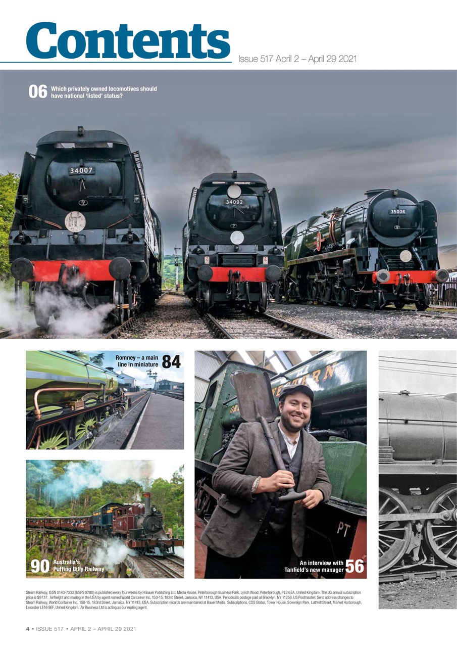 Steam Railway Preview Pages