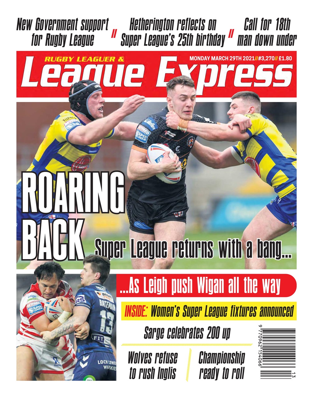 League Express Preview Pages