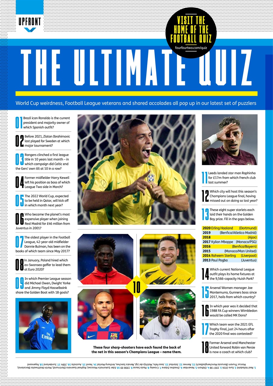 FourFourTwo Preview Pages