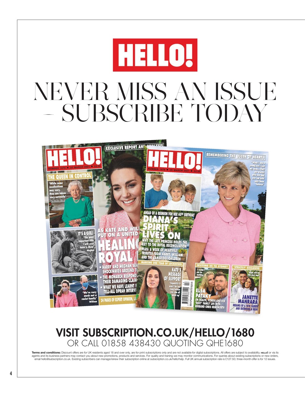 Hello! Magazine Preview Pages