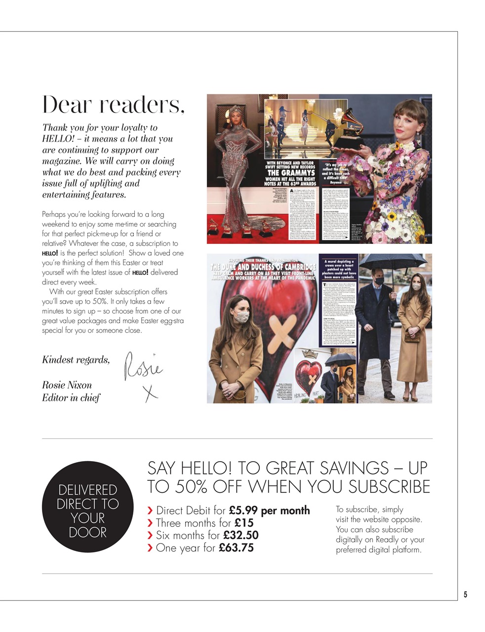 Hello! Magazine Preview Pages