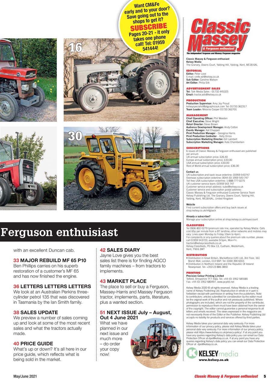 Classic Massey Preview Pages