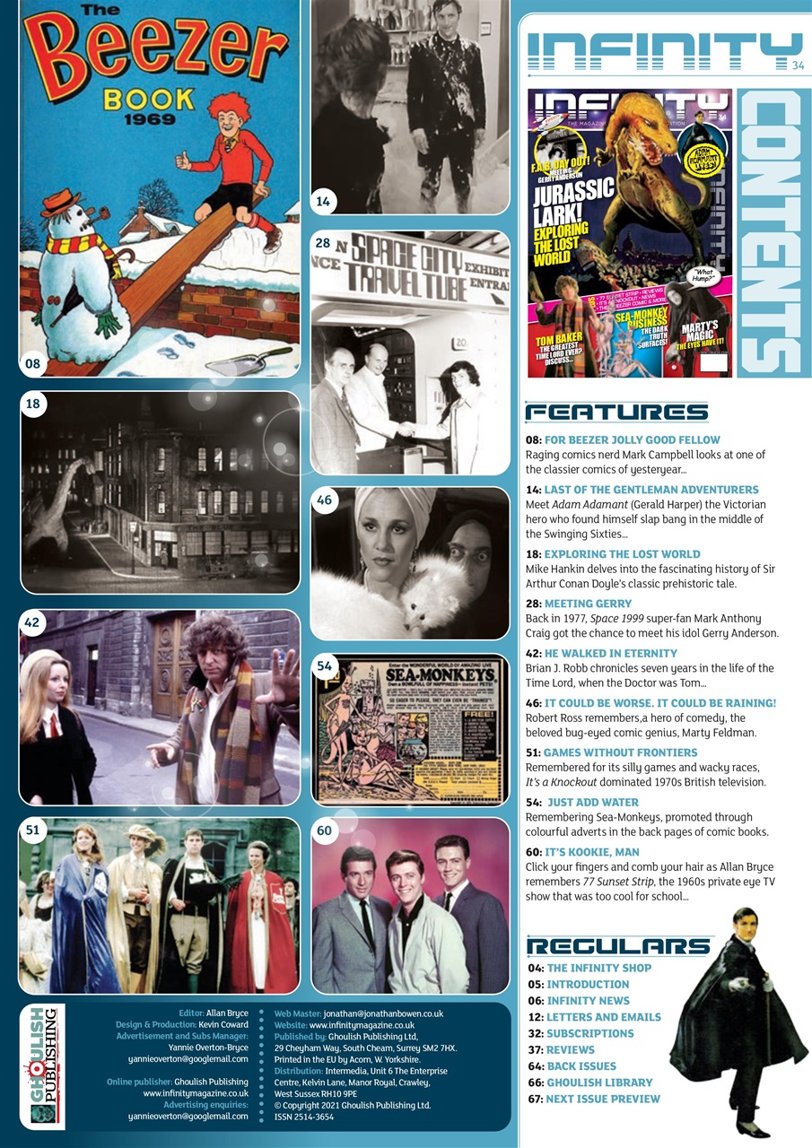 Infinity Magazine Preview Pages