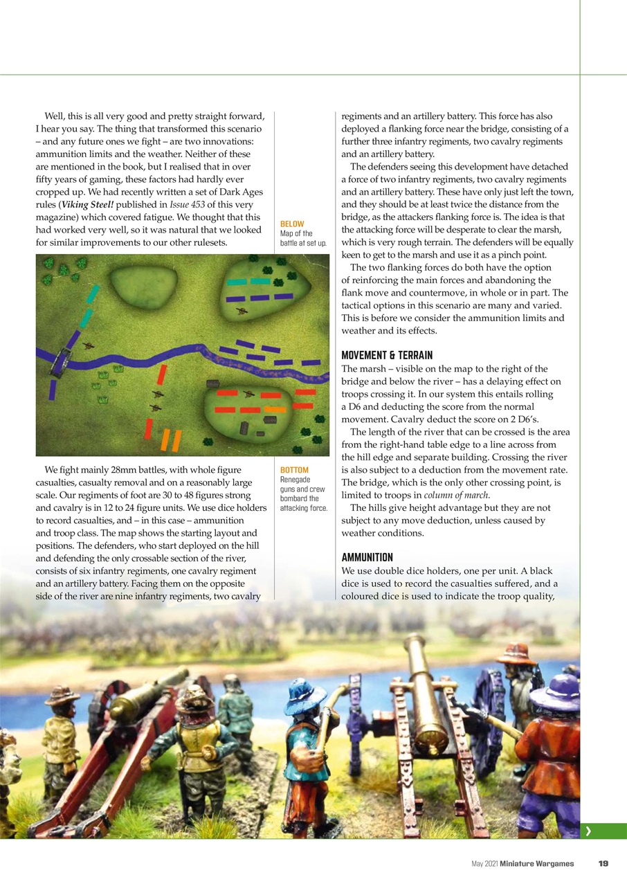 Miniature Wargames Preview Pages