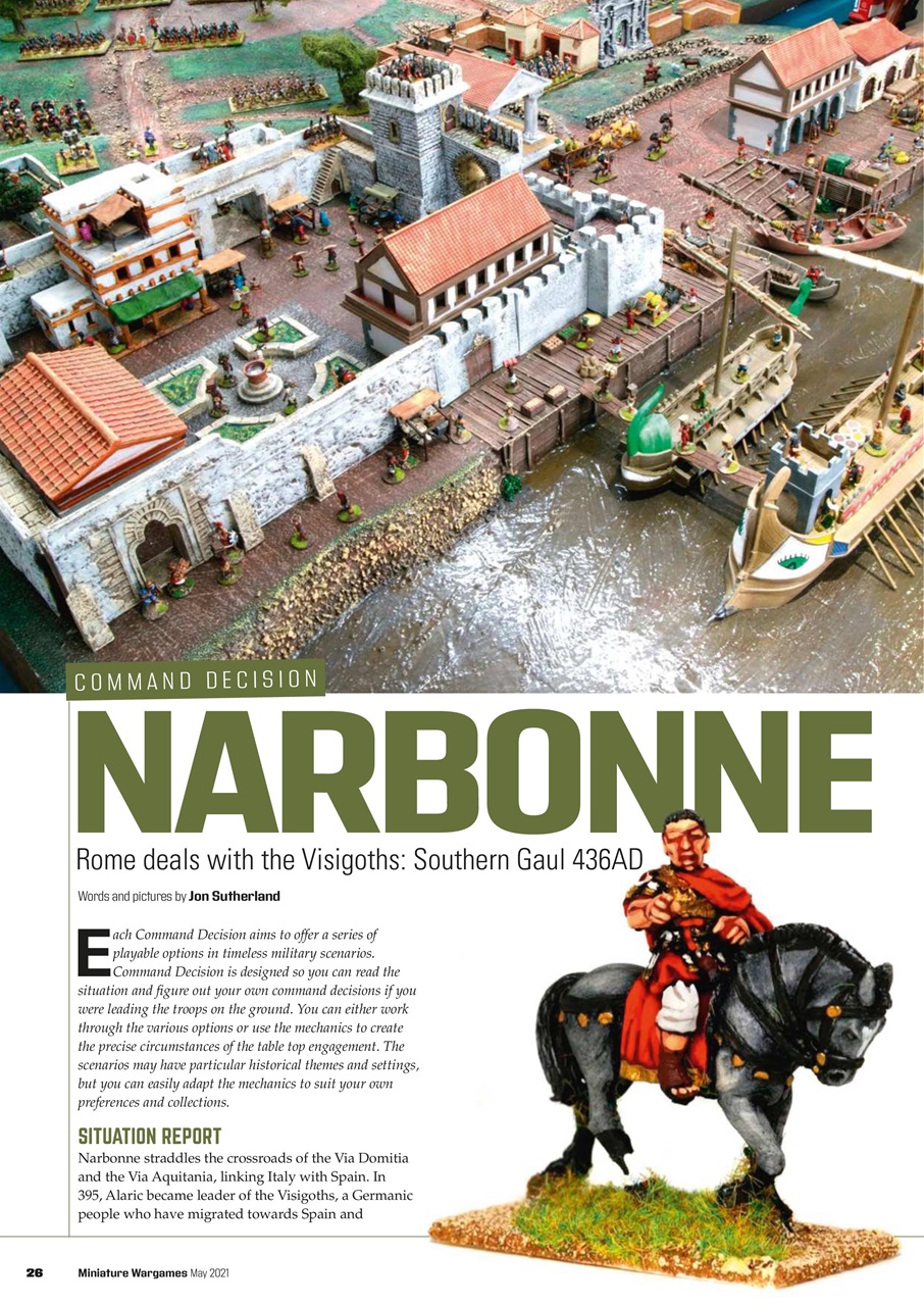 Miniature Wargames Preview Pages
