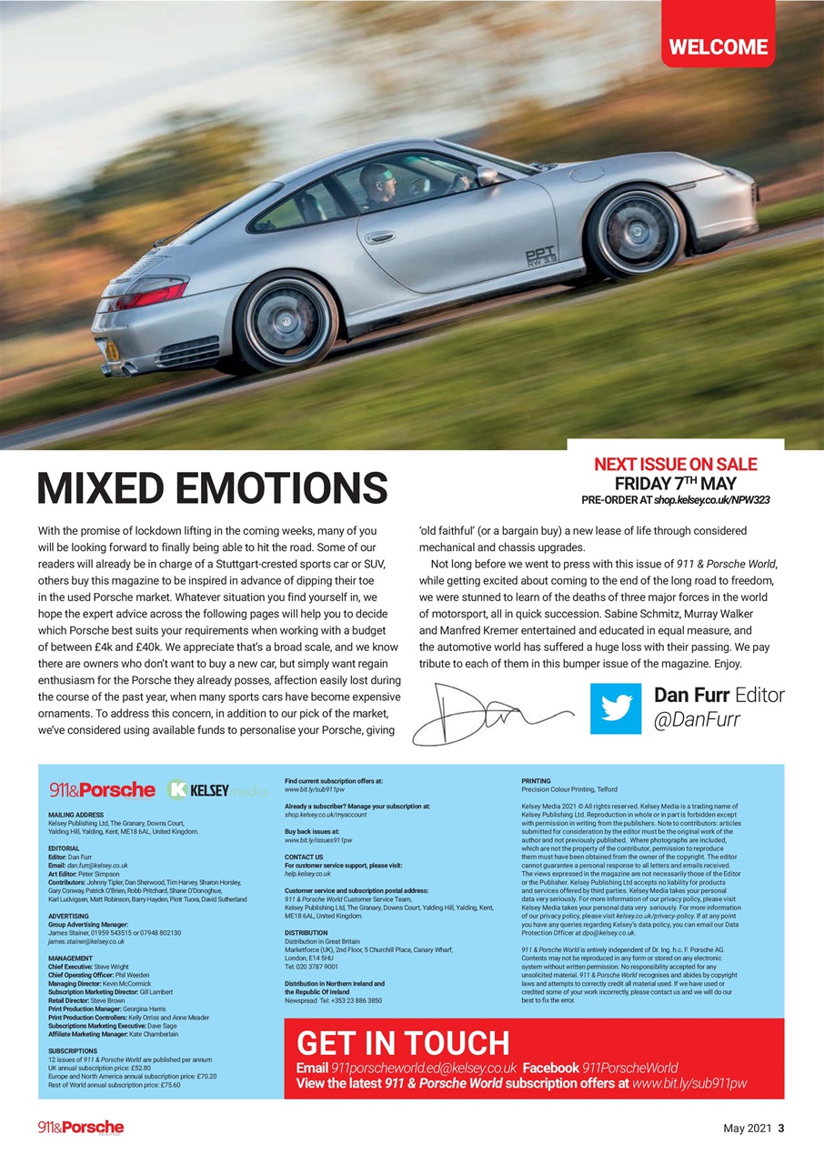 911 & Porsche World Preview Pages