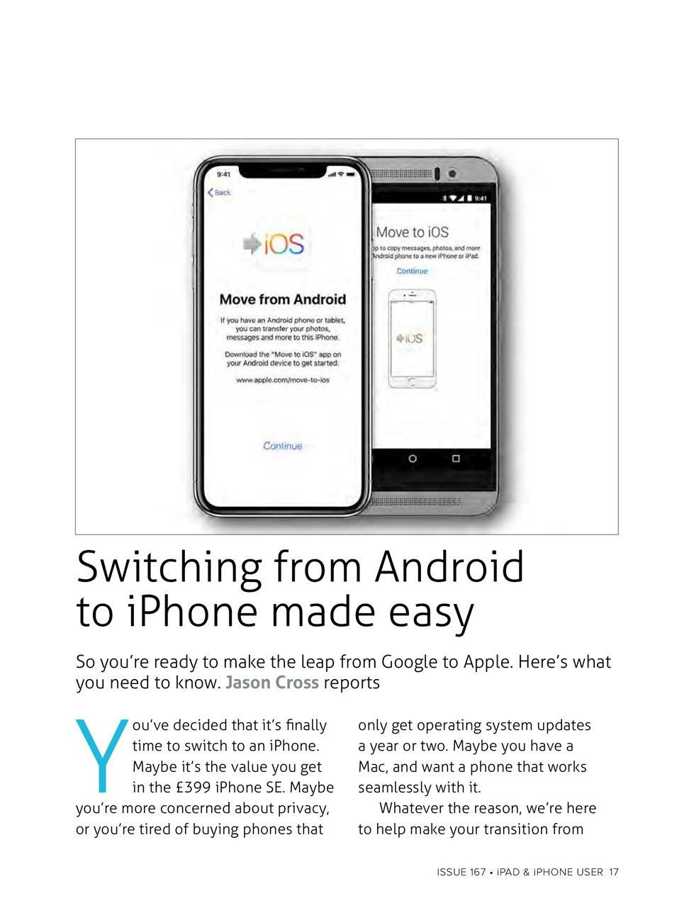 iPad and iPhone User Preview Pages