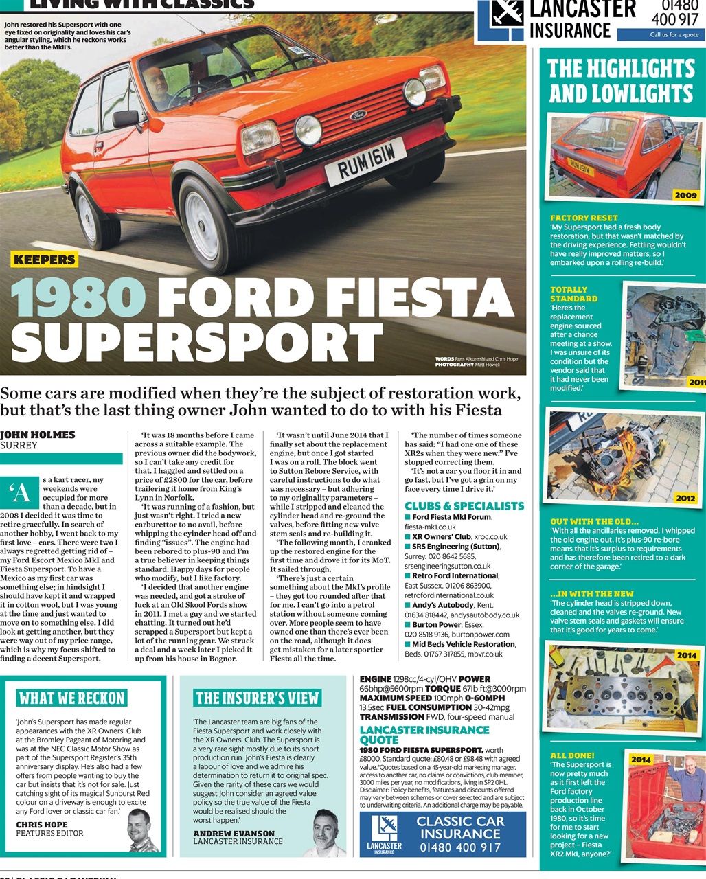 Classic Car Weekly Preview Pages