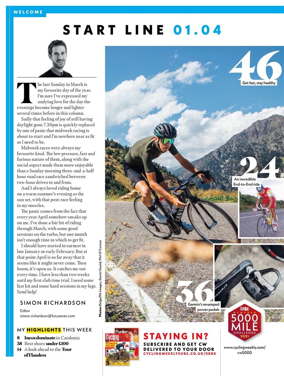 Cycling Weekly Preview Pages