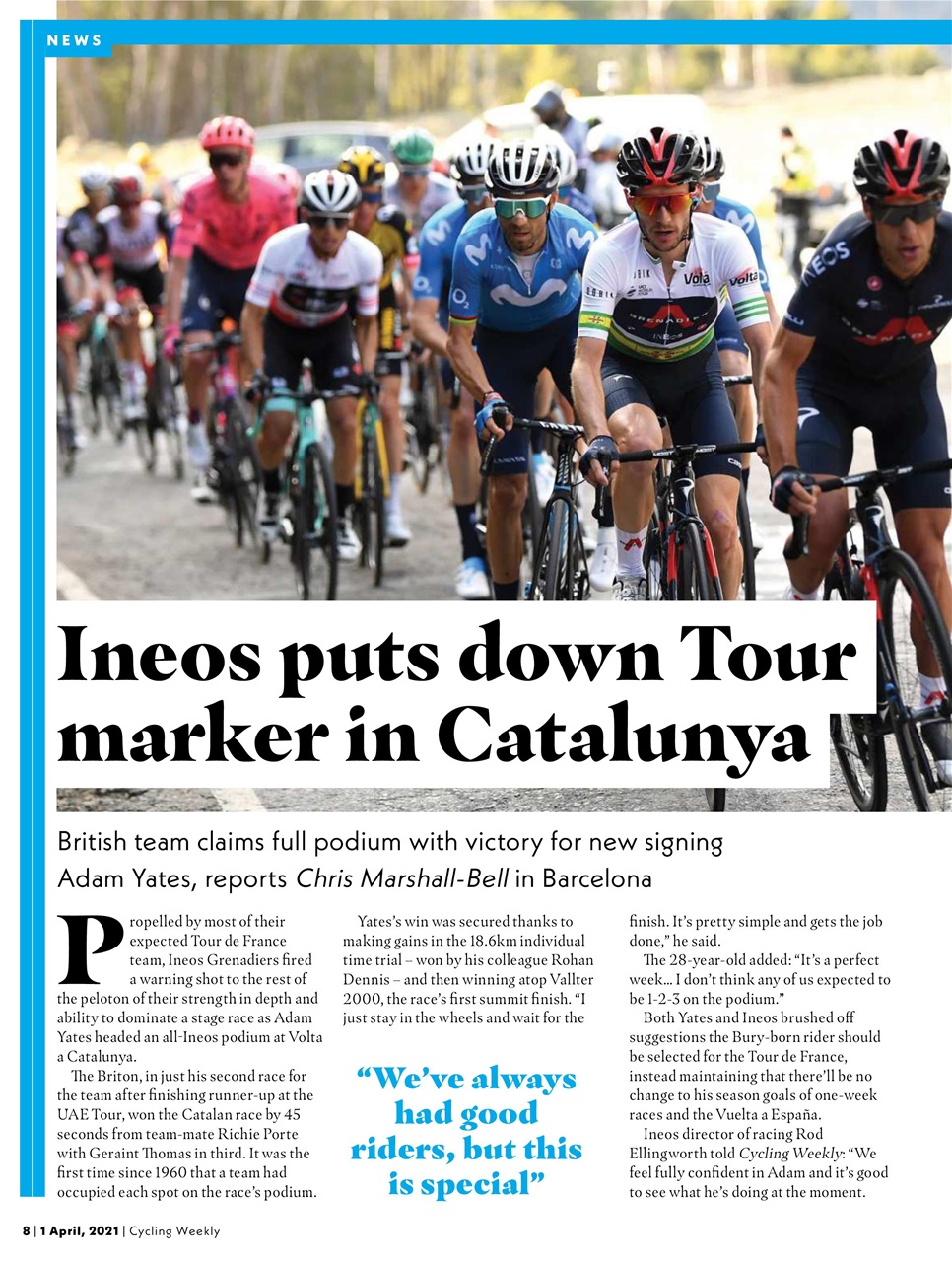 Cycling Weekly Preview Pages