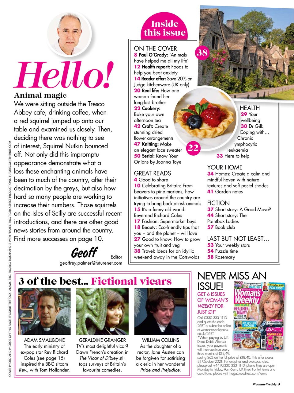 Woman's Weekly Preview Pages