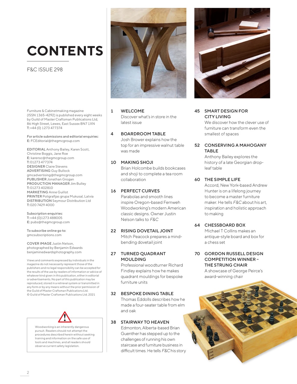 Furniture & Cabinetmaking Preview Pages