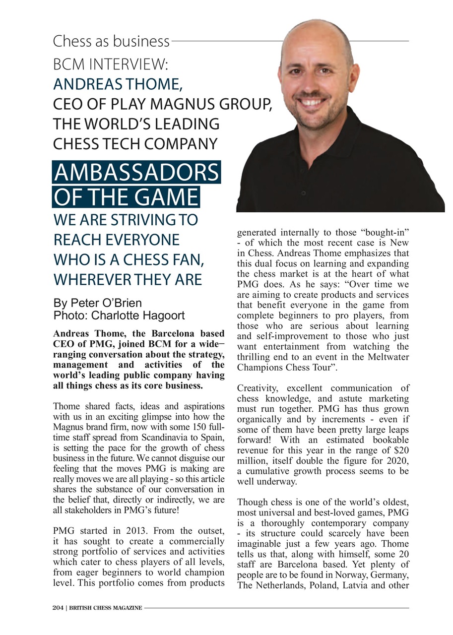 British Chess Magazine Preview Pages