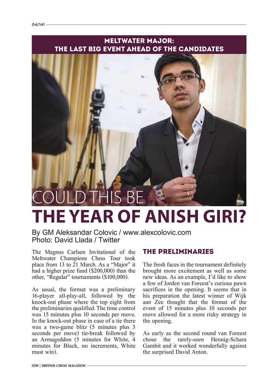 British Chess Magazine Preview Pages