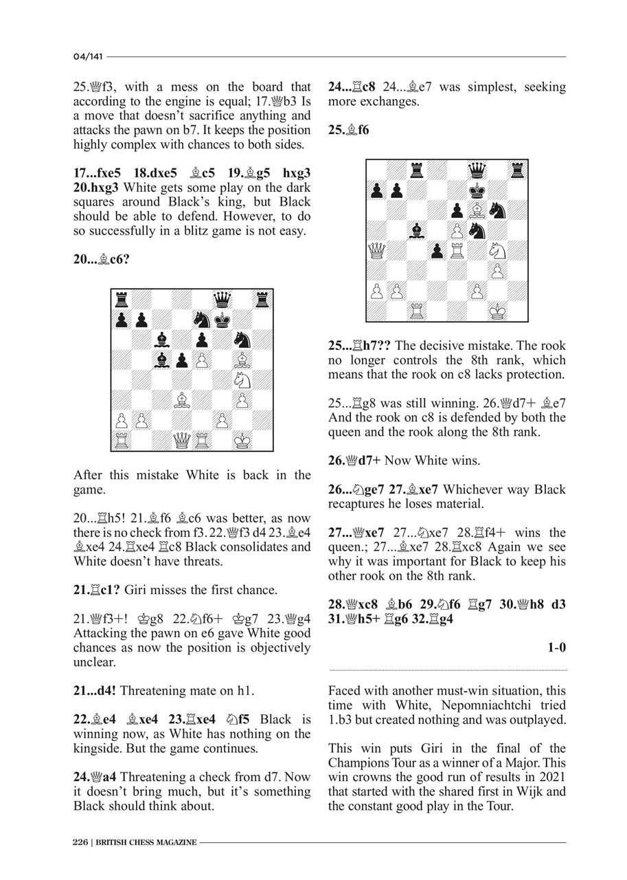 British Chess Magazine Preview Pages