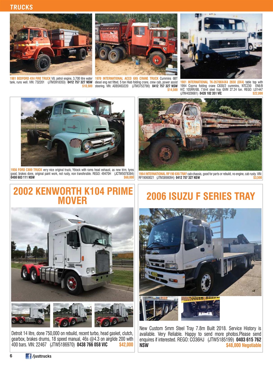 JUST TRUCKS Preview Pages