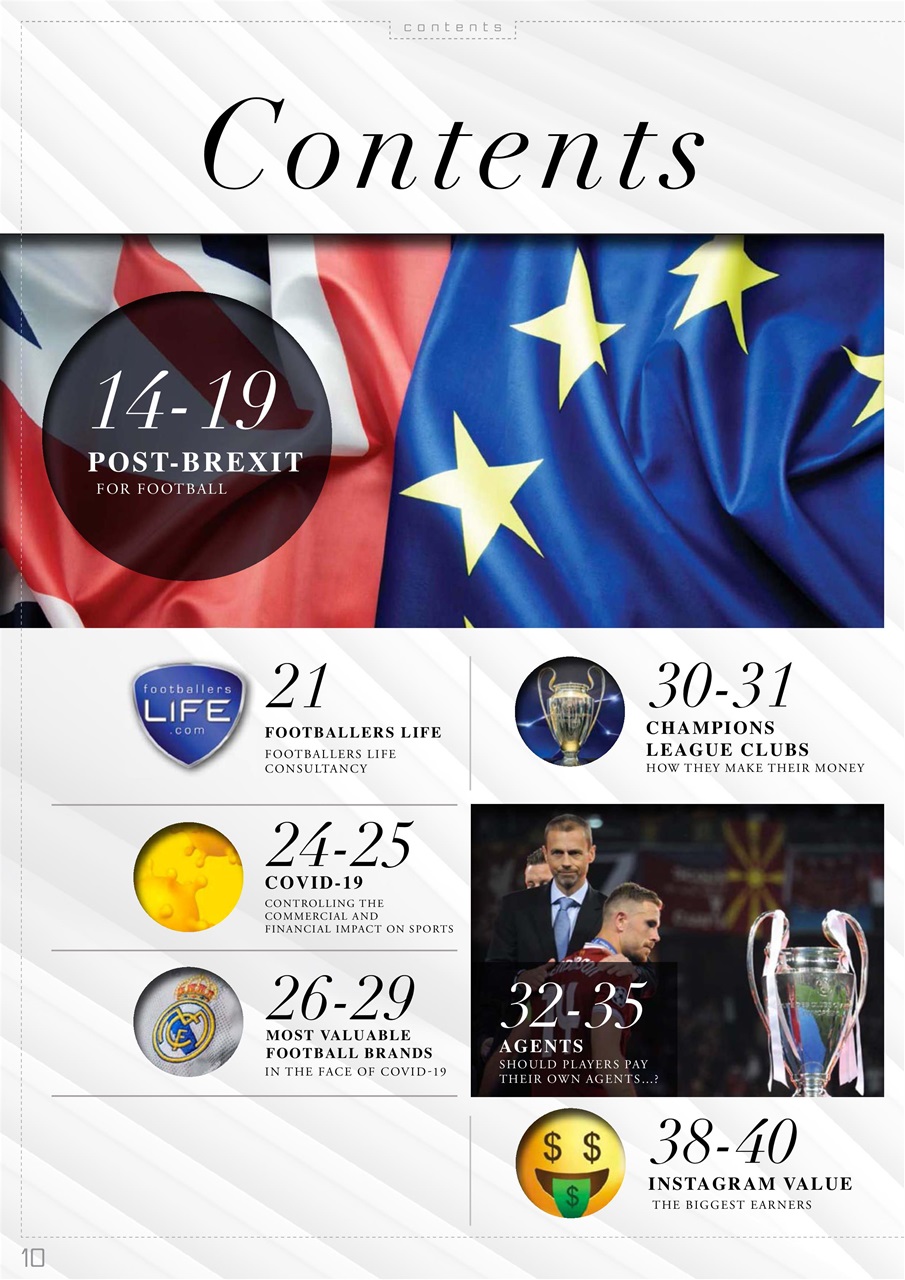 Footballers' Life Preview Pages