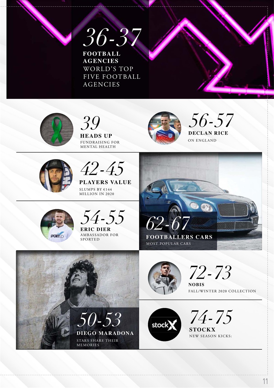 Footballers' Life Preview Pages