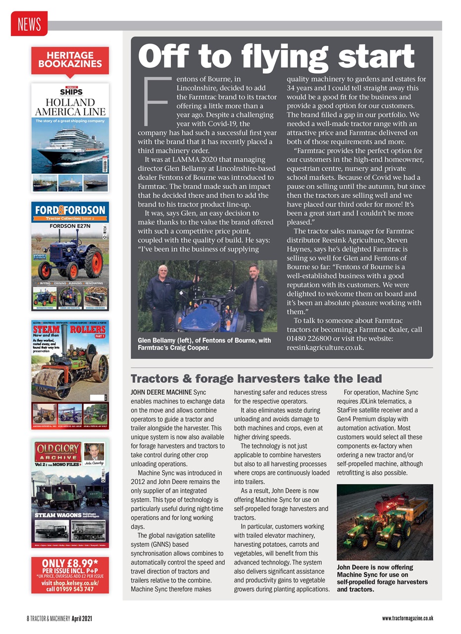 Tractor & Machinery Preview Pages