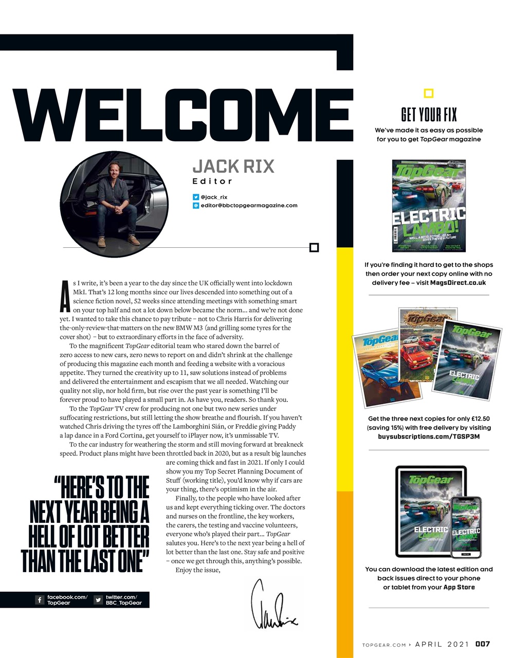 BBC Top Gear Magazine Preview Pages