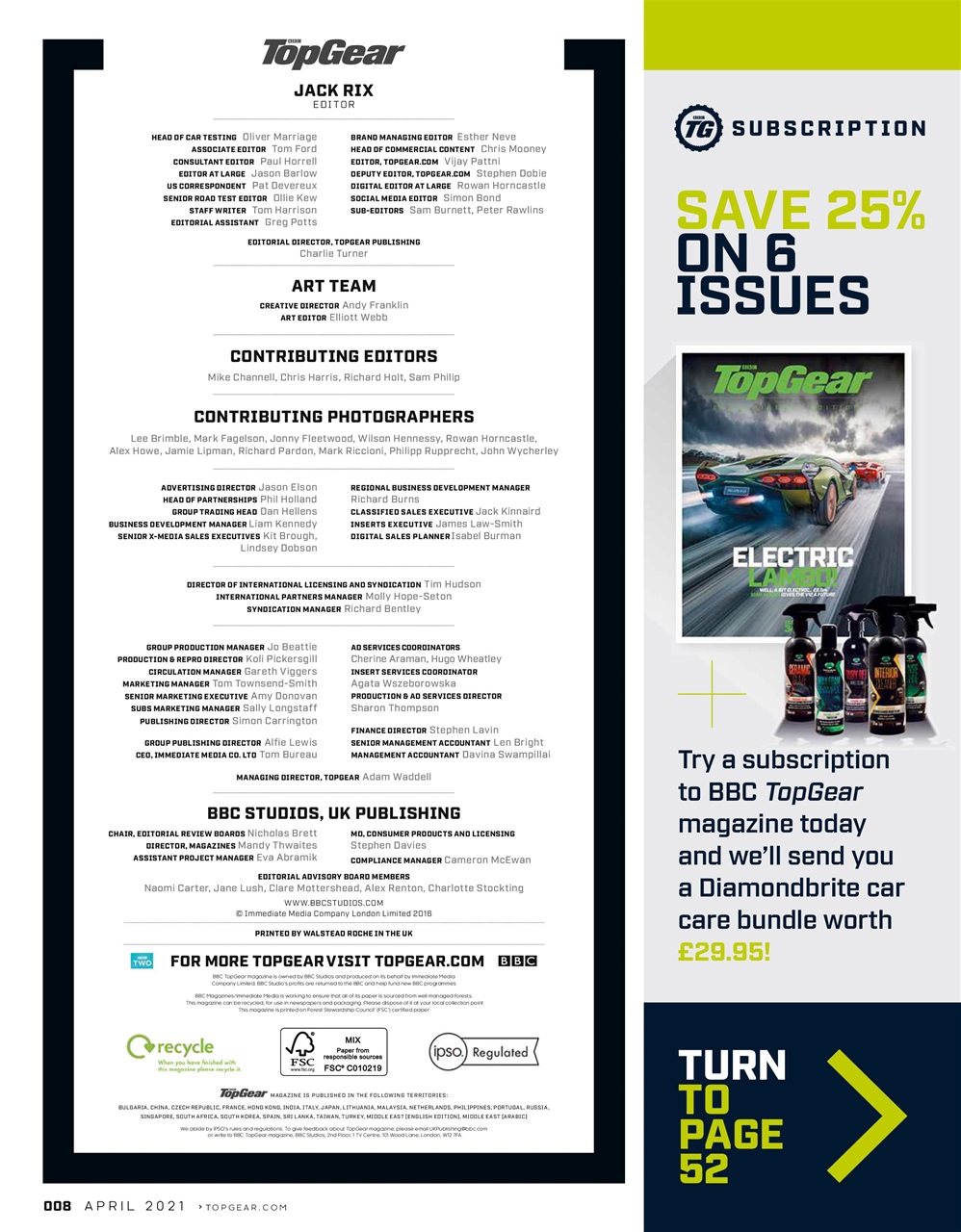 BBC Top Gear Magazine Preview Pages